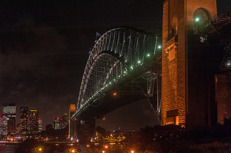 悉尼大桥悉尼灯光高清图片
