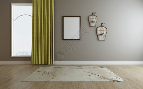 地板木板墙简单室内家居设计图片