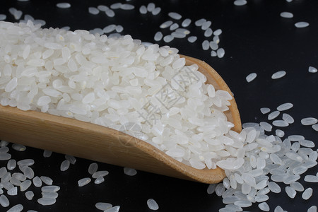 东北大米珍珠米背景图片
