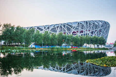 北京体育馆北京国家体育馆鸟巢背景