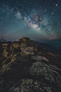 陕西光头山星空圣地高清图片