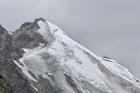 新疆天山山峰雪峰冰川高清图片