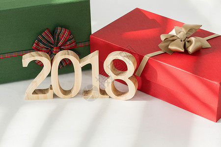 2018礼物盒背景图片