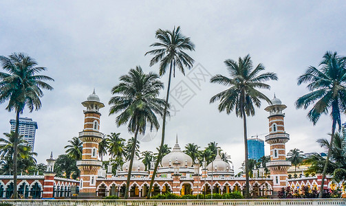 吉隆坡清真寺马来西亚佳密清真寺背景