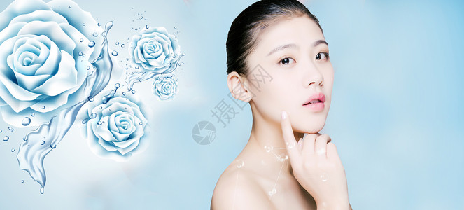 玫瑰SPA美容护肤设计图片