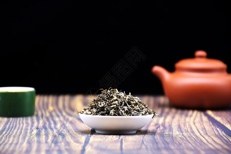 茶产品拍摄白毫银针白茶背景