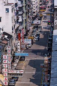 香港庙街街景图片