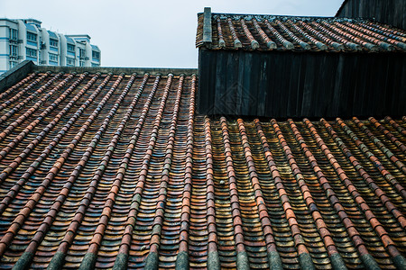 屋顶背景图片