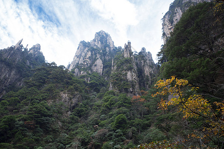 成都欢迎你黄山风景背景