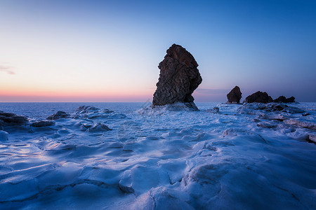 冰海寒冰奇观背景