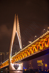 桥迷人夜色高清图片