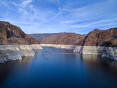 胡佛水坝科罗拉多河流域高清图片