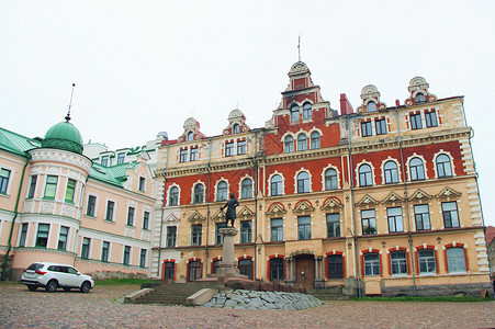 俄式建筑老彼得堡高清图片