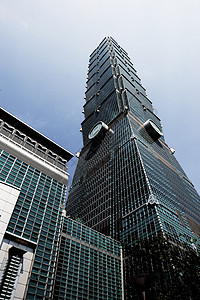 台湾台北101大厦大楼背景图片