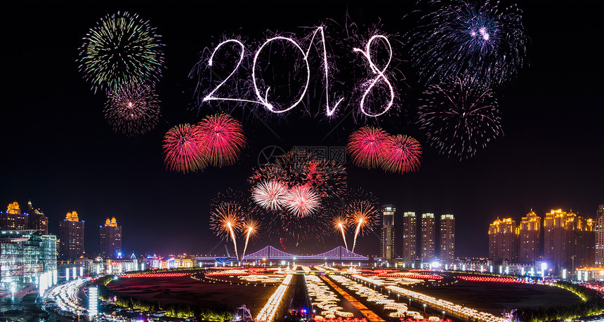 2018新年烟花图片