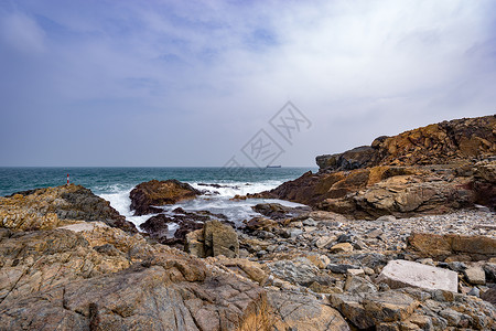 海浪岩石香港岩石海岸线背景