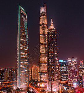 上海浦东风景摩天大厦背景