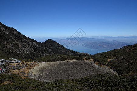 大理苍山洗马潭索道高清图片