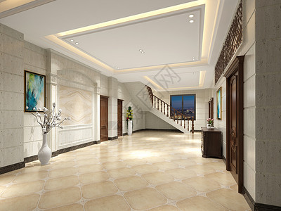 高档酒店大厅欧式豪华客厅设计图片