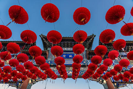 喜庆春节灯笼背景图片