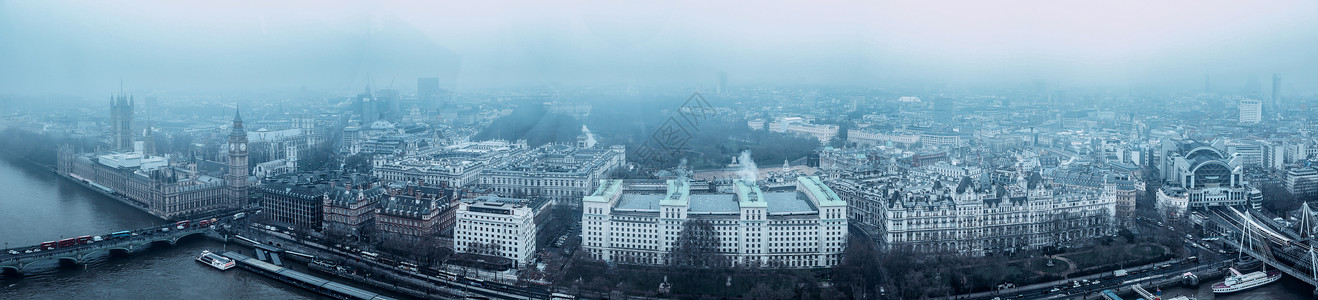 伦敦鸟瞰图英国伦敦城市建筑风光背景