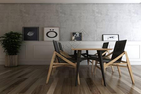 日式木桌北欧风格设计图片