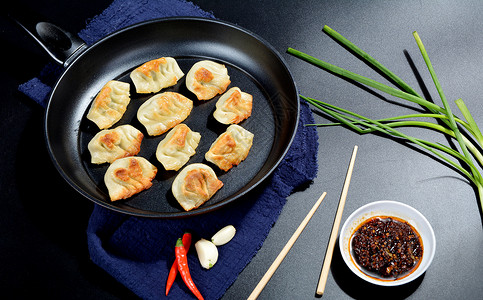 好吃的水饺水饺背景