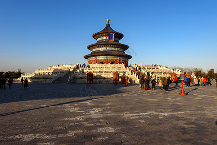 北京天坛公园背景图片