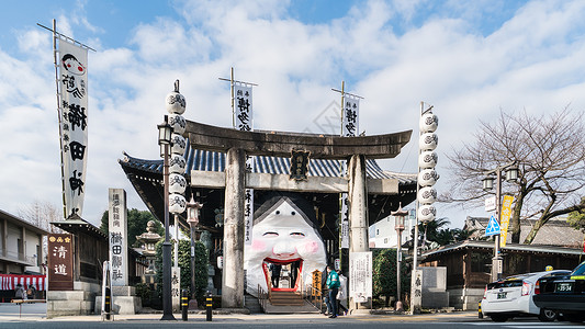 幡日本福冈栉田神社背景