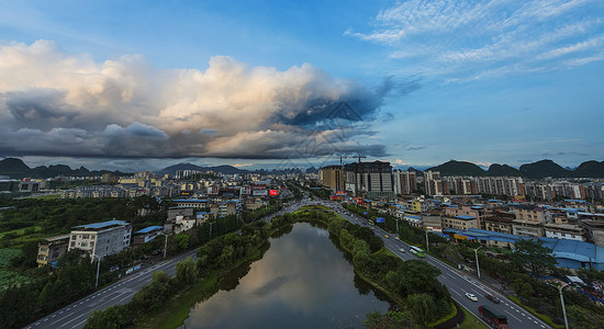 山水之城桂林背景