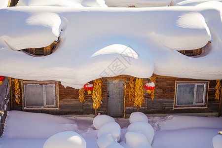 梦幻雪乡雪乡背景