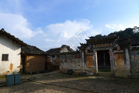 培田古镇背景图片