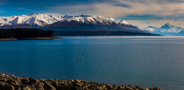 水卡新西兰库克山国家公园背景