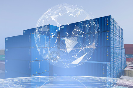 货物贸易全球物联网设计图片