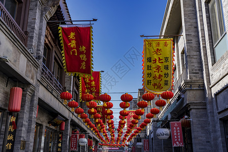 北京地坛庙会春节庙会背景