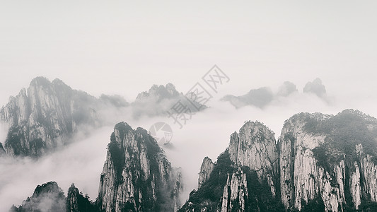 旅行风景插画充满水墨韵味的中国风图片背景