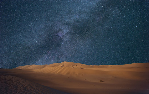 沙漠星空背景图片