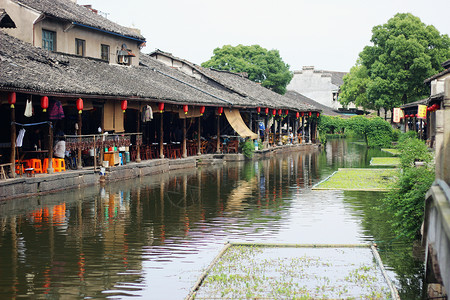 江南水乡村高清图片素材