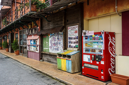 冲绳美国村旅游购物区高清图片