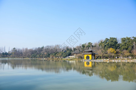 瘦西湖风景瘦西湖秀丽风景背景