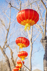 年味儿的红灯笼装饰图片