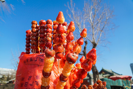 年味儿北京糖葫芦背景图片