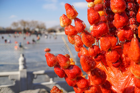 年味儿北京糖葫芦背景图片