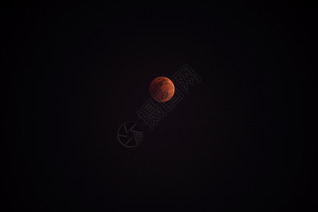 宇宙天体红月背景