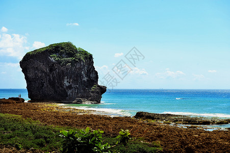 船帆背景台湾垦丁船帆石背景