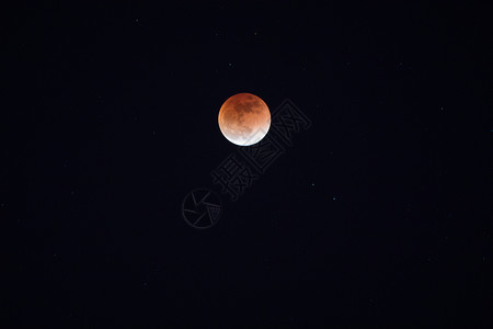 血月血月月亮高清图片