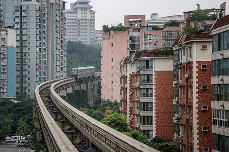 1轨道重庆楼间地铁背景