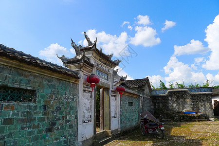 培田古村背景图片