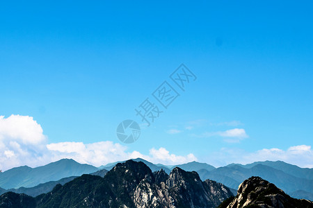 黄山全景图片