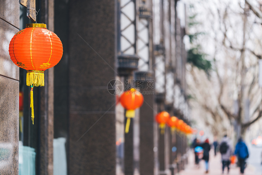 春节中国年灯笼图片